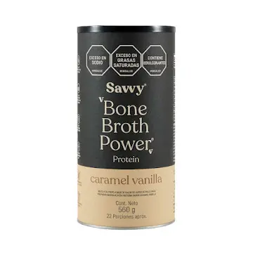 BONE BROTH POWER CARAMELO VAINILLA TARRO X560 GR